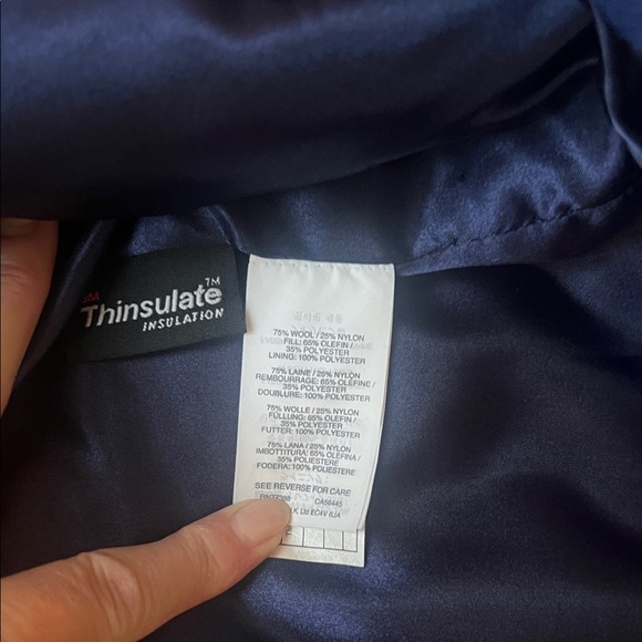 J. Crew Double Cloth Italian Wool Thinsulate Coat 4 - Picture 4 of 6